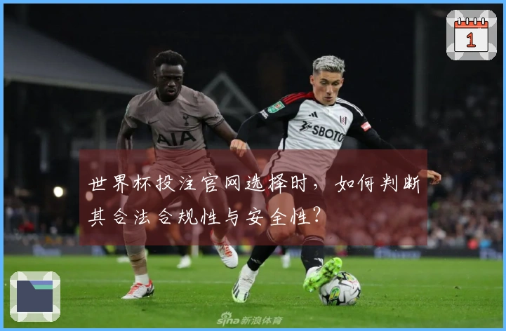 世界杯投注官网选择时，如何判断其合法合规性与安全性？